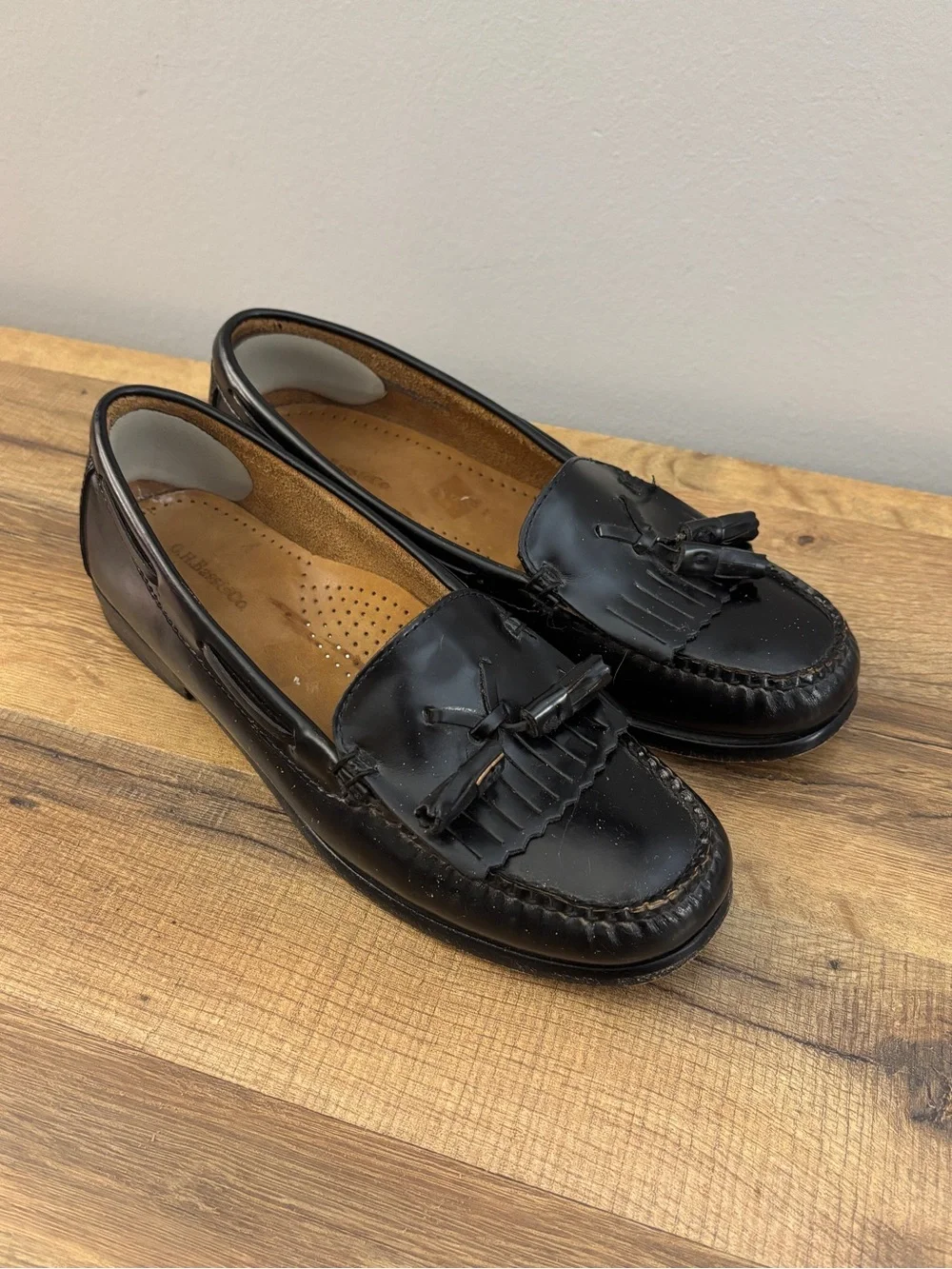 G.H. Bass Weejuns Washington Leather Kiltie Tassel Loafer Black Women’s